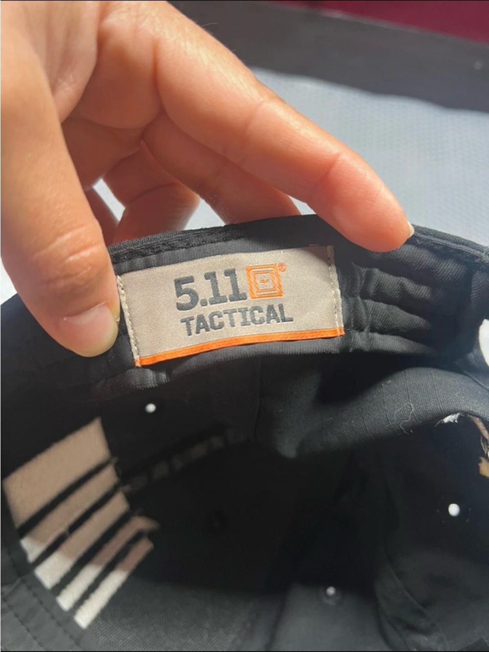 5.11 Tactical Black Baseball Cap Embroidered Logo One